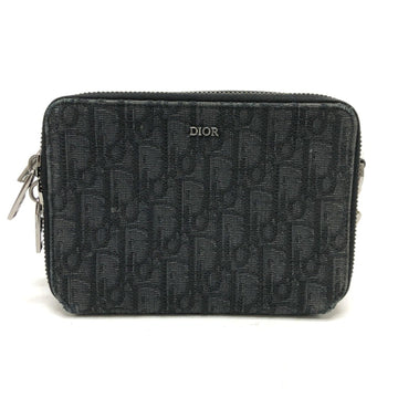 Christian Dior Navy Cloth Shoulder Bag ()