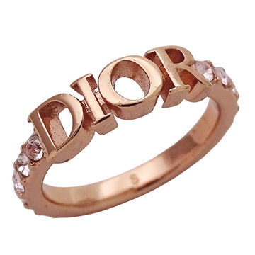 Christian Dior Pink Gold Metal Band Ring ()
