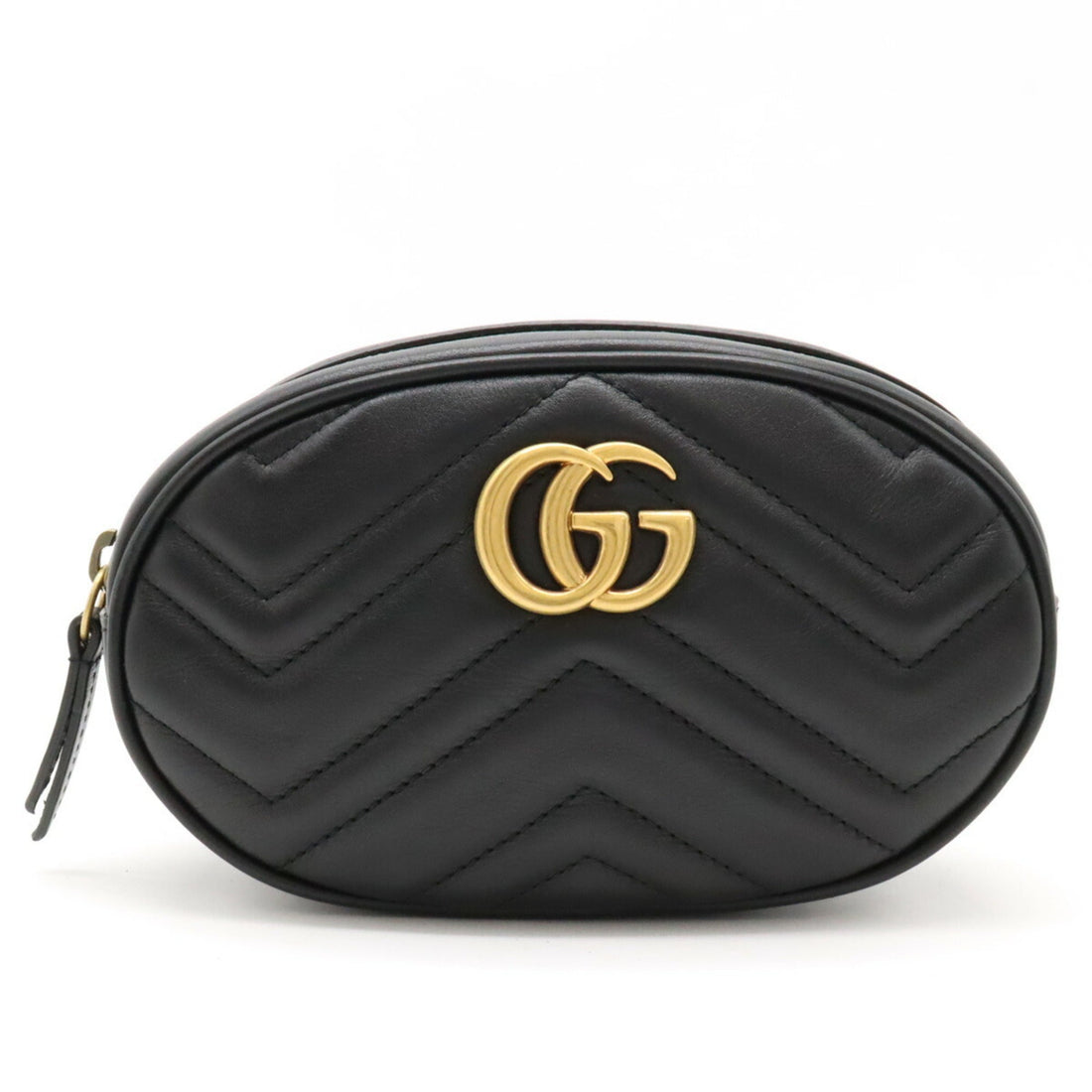 Gucci Gg Marmont Black Leather Sling Bag