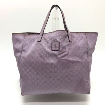 Gucci Purple Nylon Handbag
