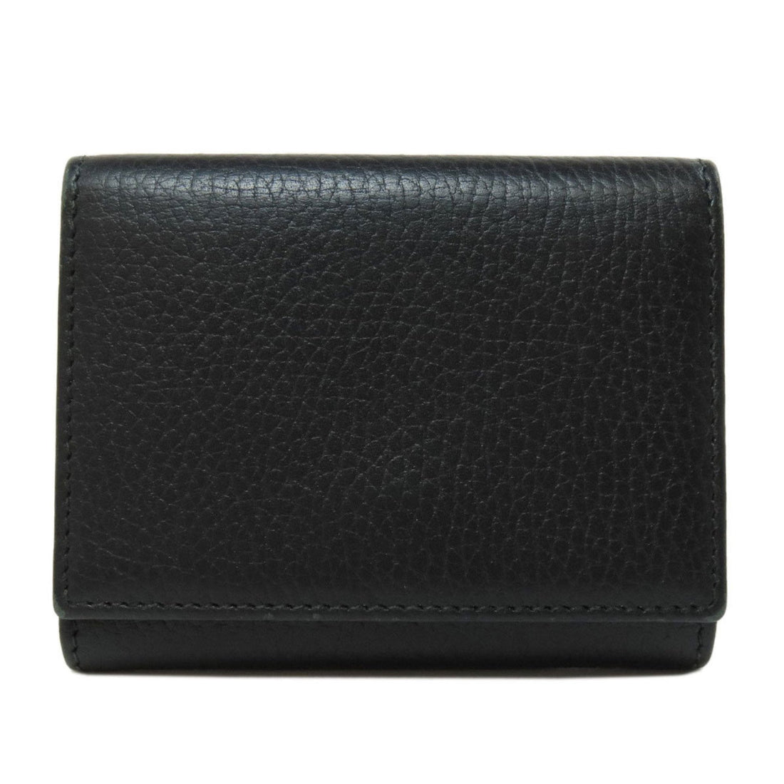 Gucci Black Leather Wallet (Tri-Fold)
