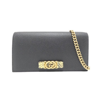 Gucci Black Leather Shoulder Bag