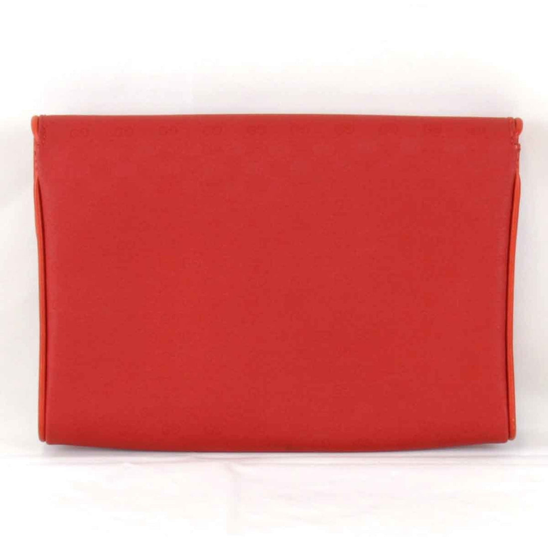 Gucci Red Color Pvc Leather Clutch Bag