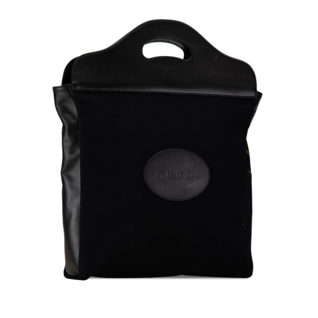 Gucci Black Suede Leather Handbag