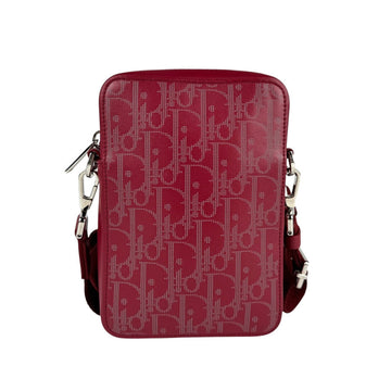 Christian Dior Red Color Leather Shoulder Bag ()
