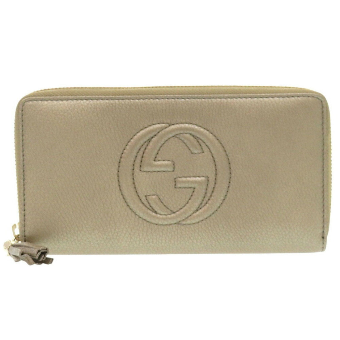 Gucci Gold Leather Wallet (Bi-Fold)