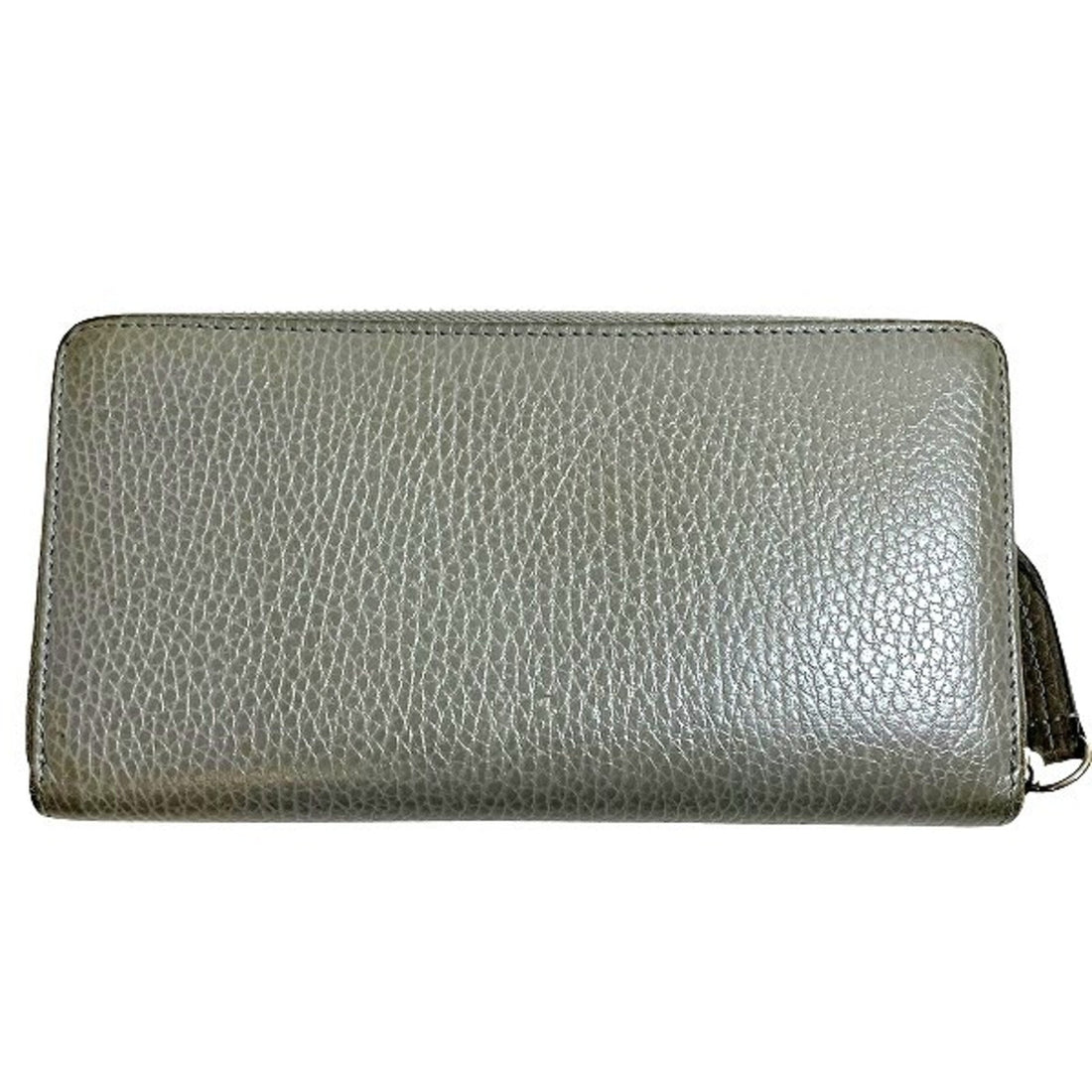 Gucci Gray Leather Coin Purse/Coin Case