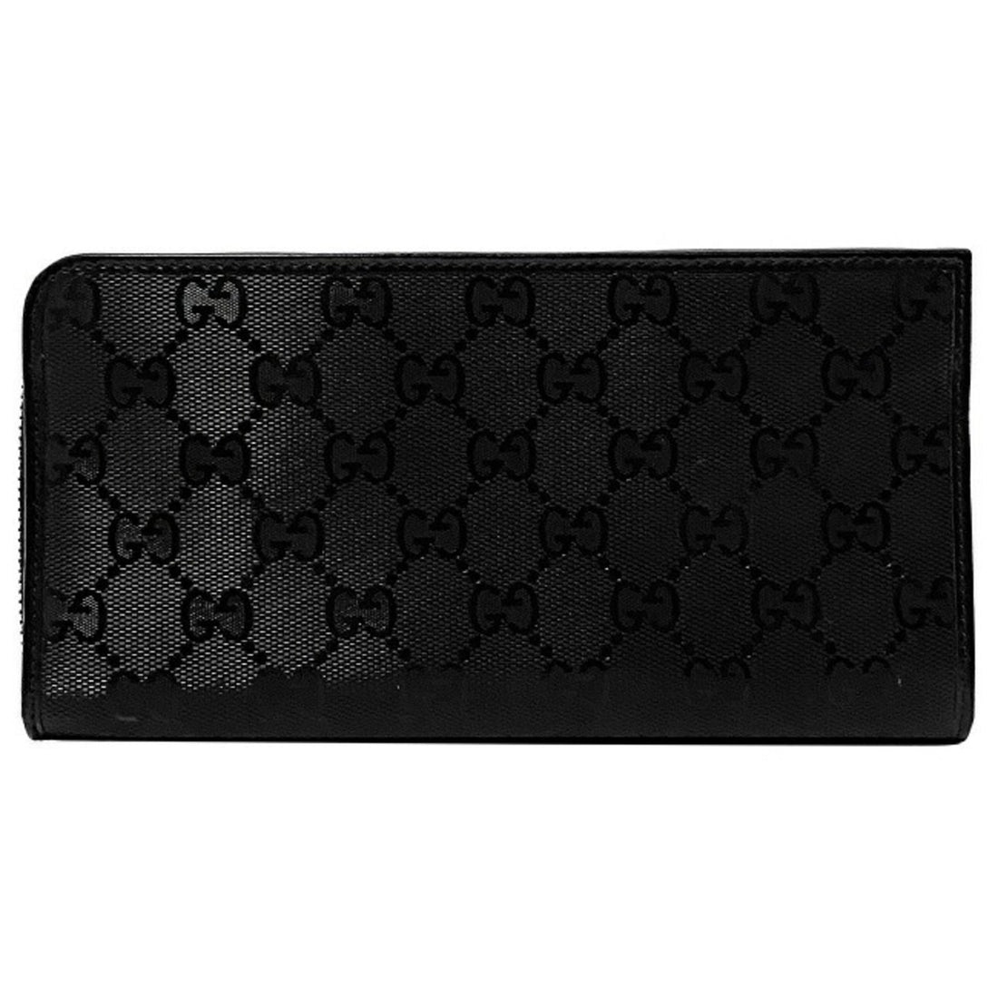 Gucci Black Pvc Leather Wallet (Bi-Fold)