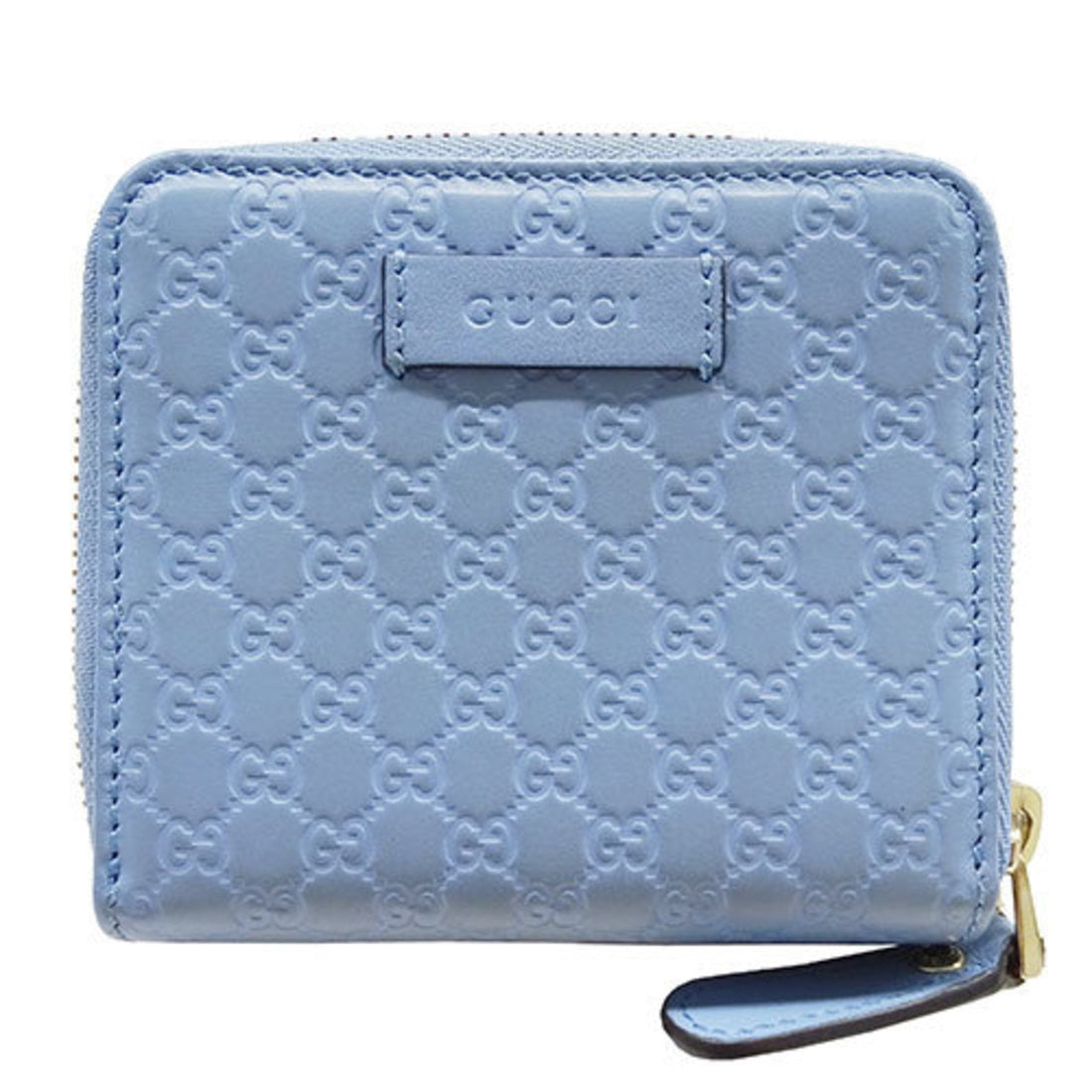 Gucci Light Blue Leather Wallet (Bi-Fold)