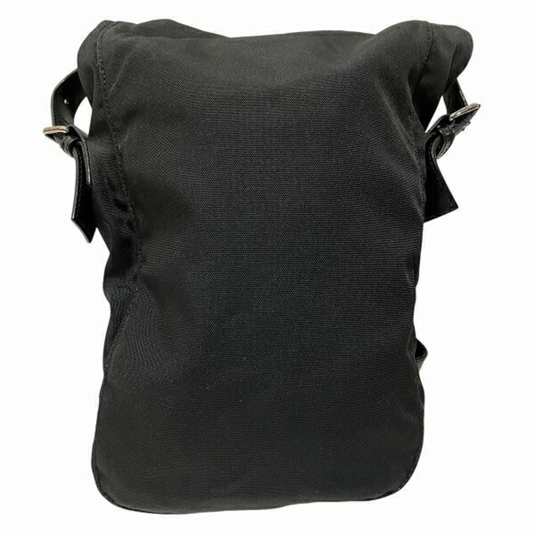 Gucci Black Nylon Leather Shoulder Bag