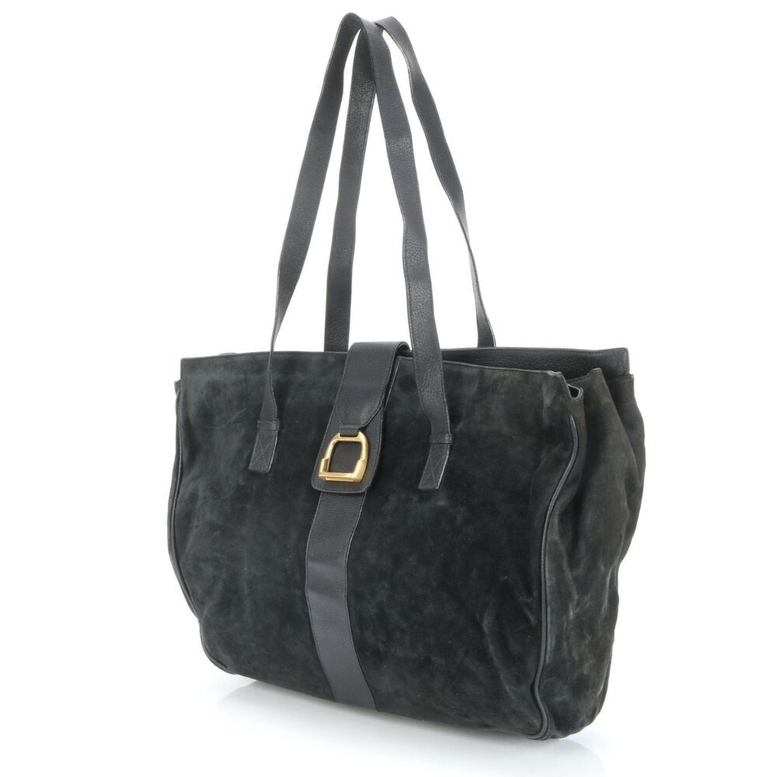 Gucci Black Leather Handbag Shoulder Bag