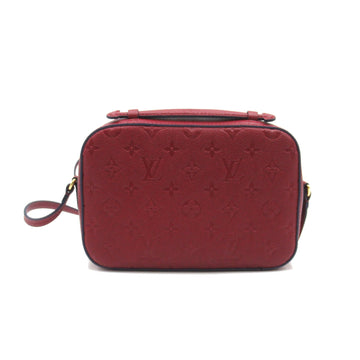 Louis Vuitton Saintonge Bordeaux system Cherry berry Monogram empreinte leather M44795
