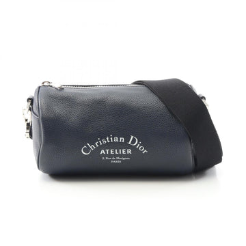 Christian Dior Navy Leather Shoulder Bag ()