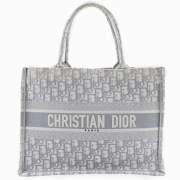 Christian Dior Light Gray Cotton Tote Bag ()