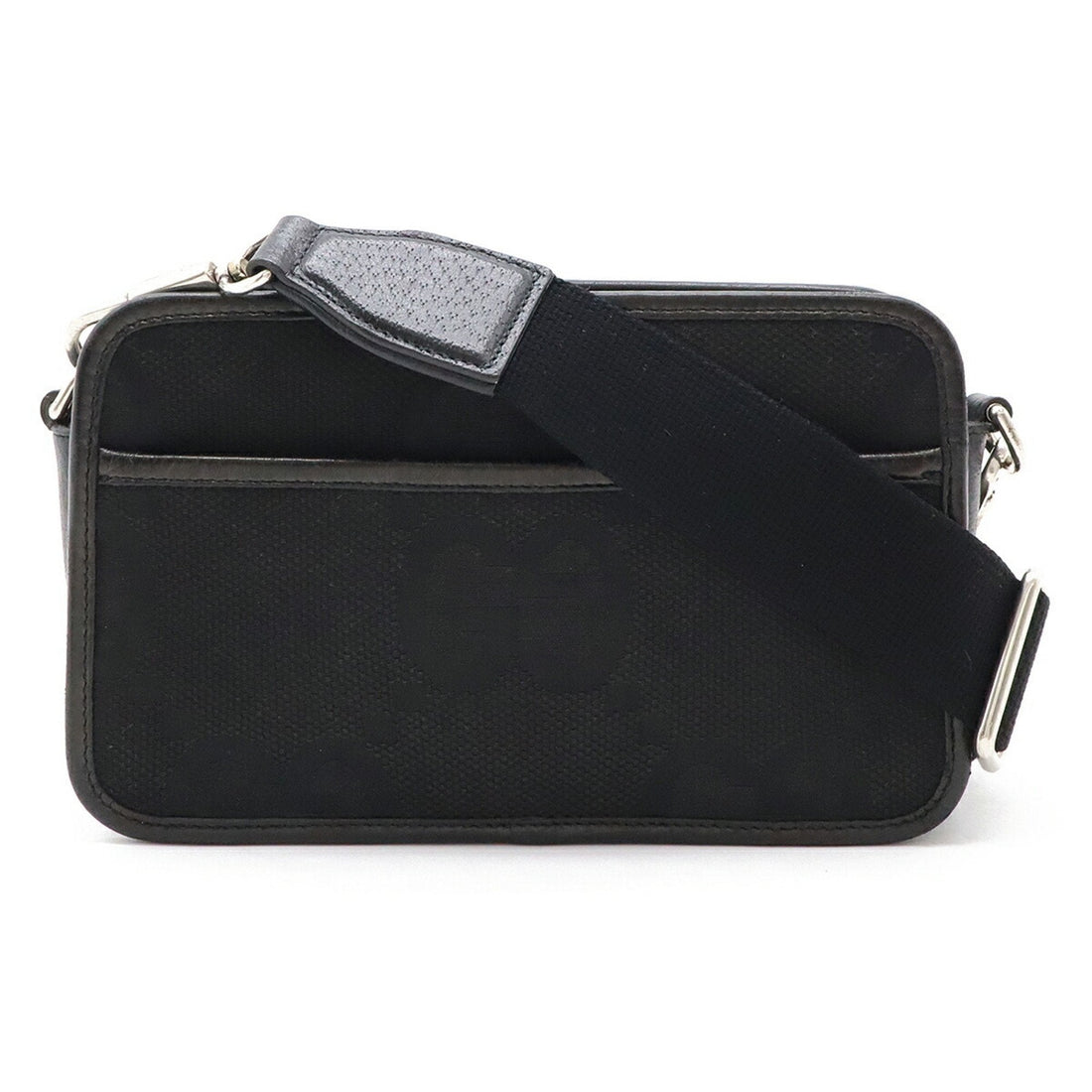Gucci Black Leather Clutch Bag Pochette Shoulder Bag