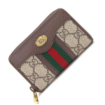 Gucci GG Supreme GG Supreme Coin Purse/coin Case Beige,Brown