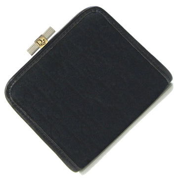 Christian Dior Trotter Black Canvas Leather Coin Purse/Coin Case ()
