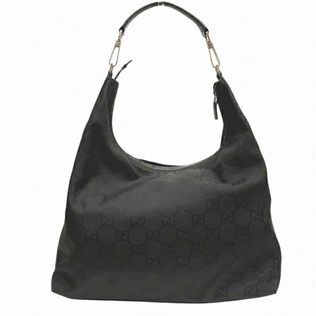 Gucci Black Nylon Leather Shoulder Bag