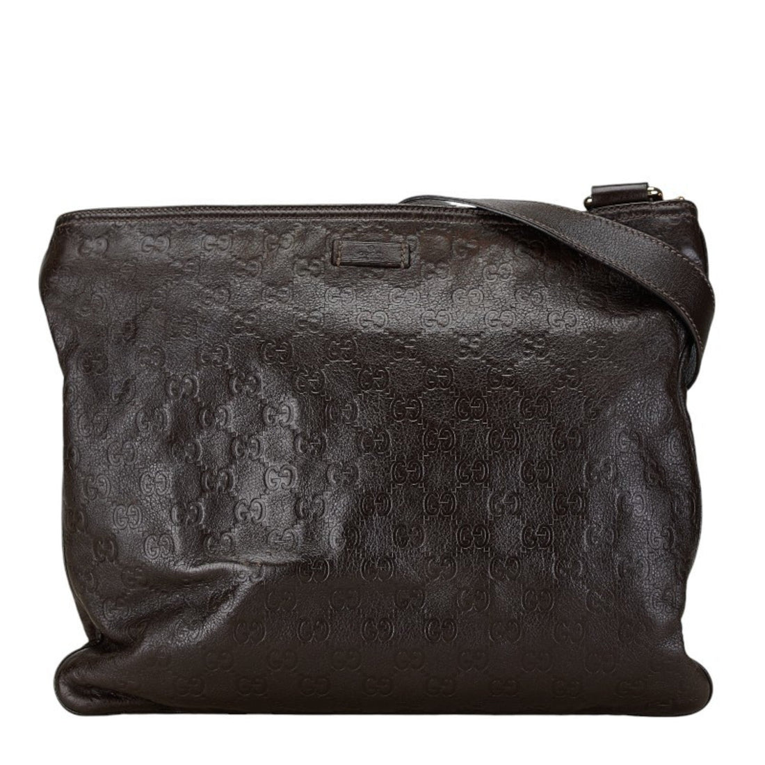 Gucci Brown Leather Shoulder Bag
