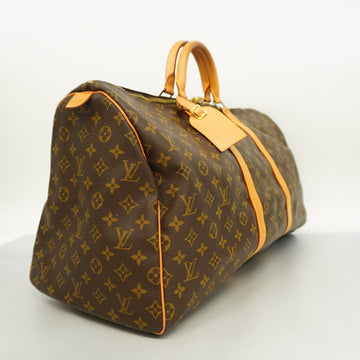 Louis VuittonAuth  Monogram Keepall 55 Old Model M41424 Unisex Boston Bag