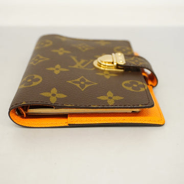 Louis VuittonAuth  Monogram Planner Cover Mandarin Agenda Koala PM R21015