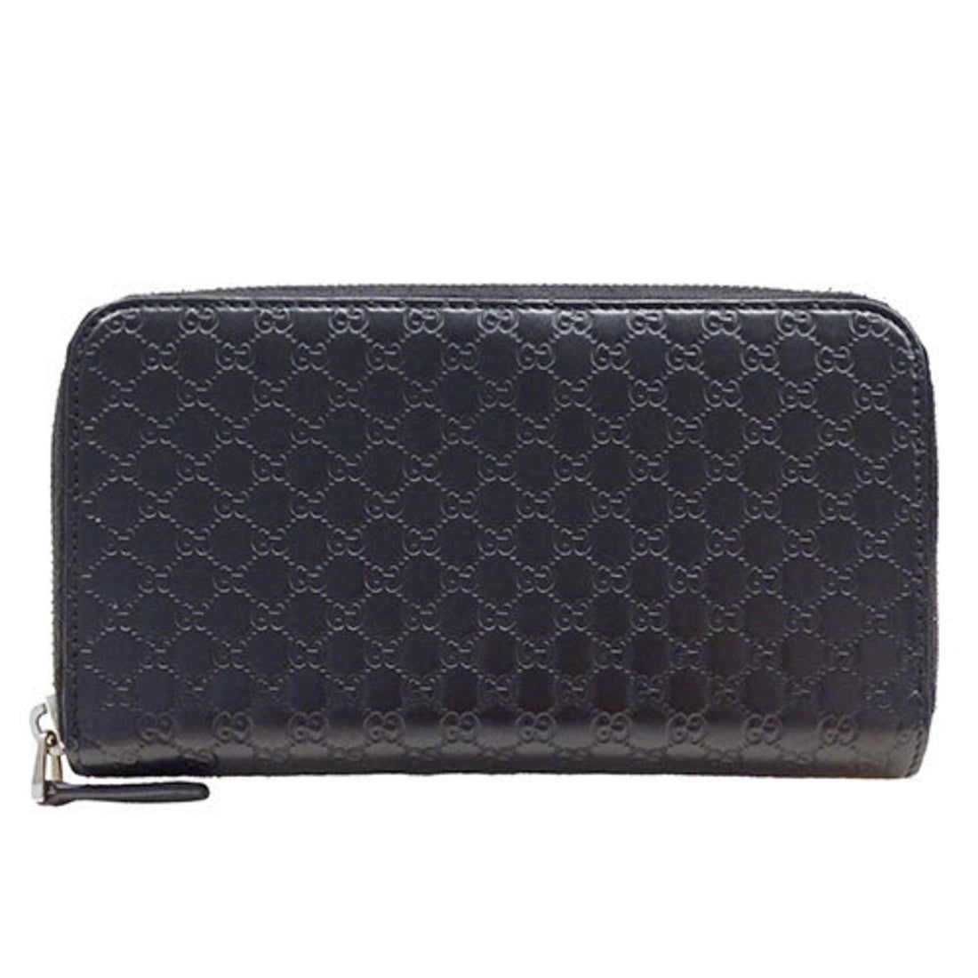 Gucci Black Leather Long Wallet (Bi-Fold)
