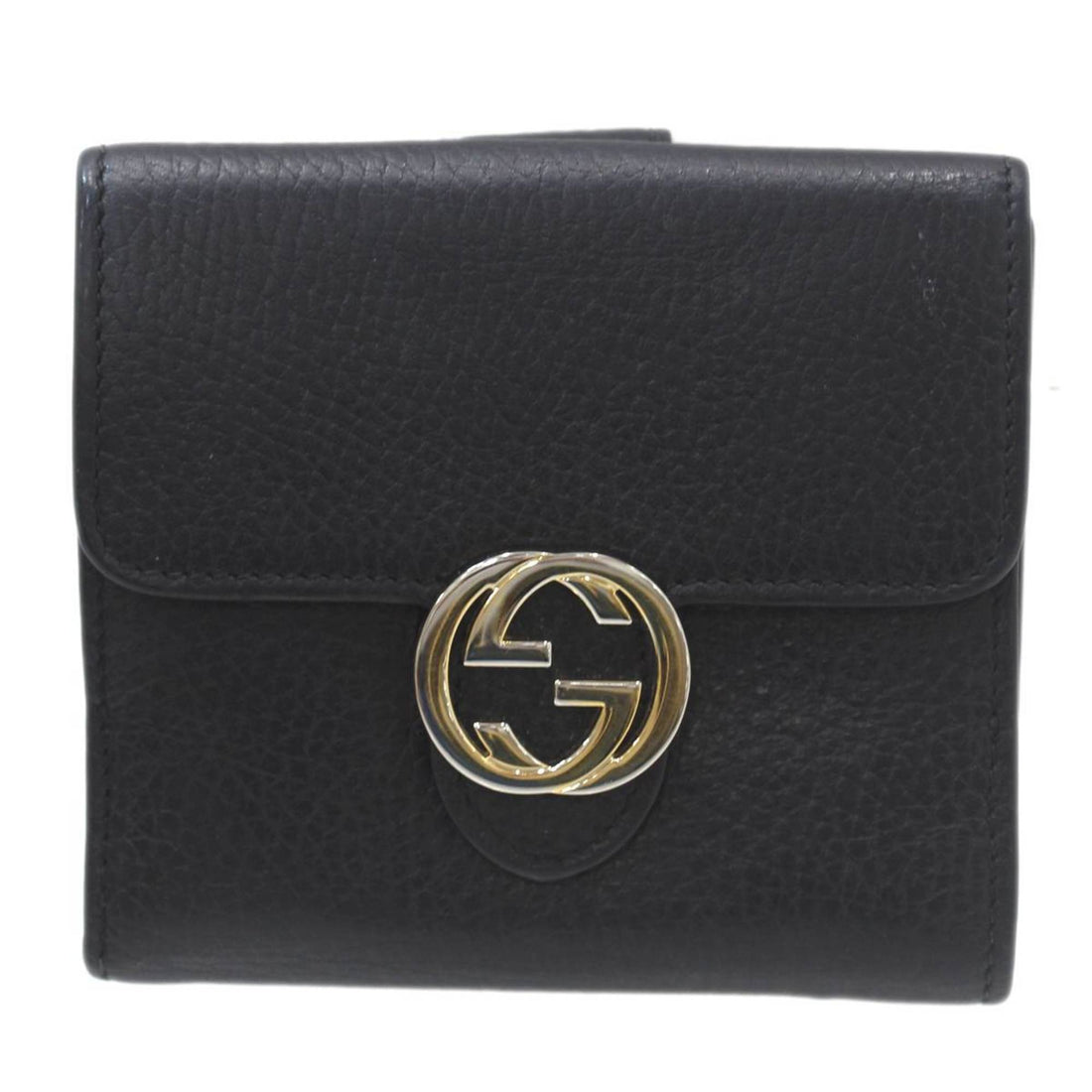 Gucci Black Leather Wallet (Bi-Fold)