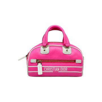 Christian Dior Pink Leather Handbag ()