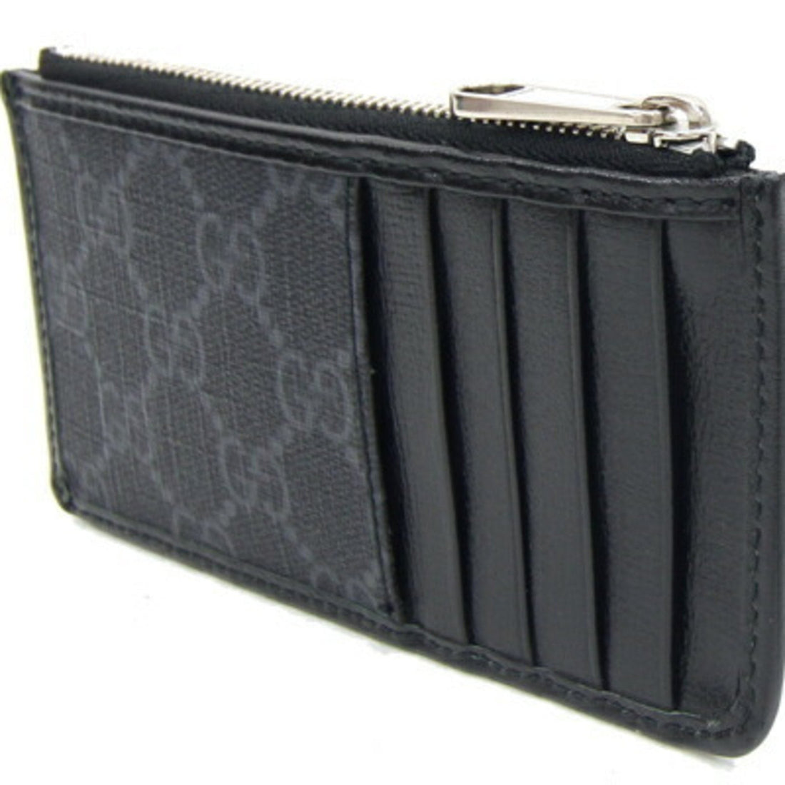Gucci Black Pvc Leather Coin Purse/Coin Case