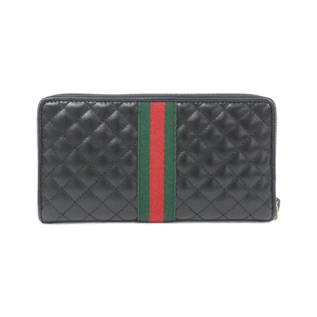 Gucci Black Leather Long Wallet (Bi-Fold)