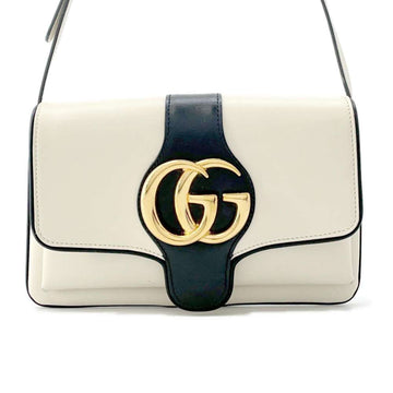 Gucci White Leather Shoulder Bag