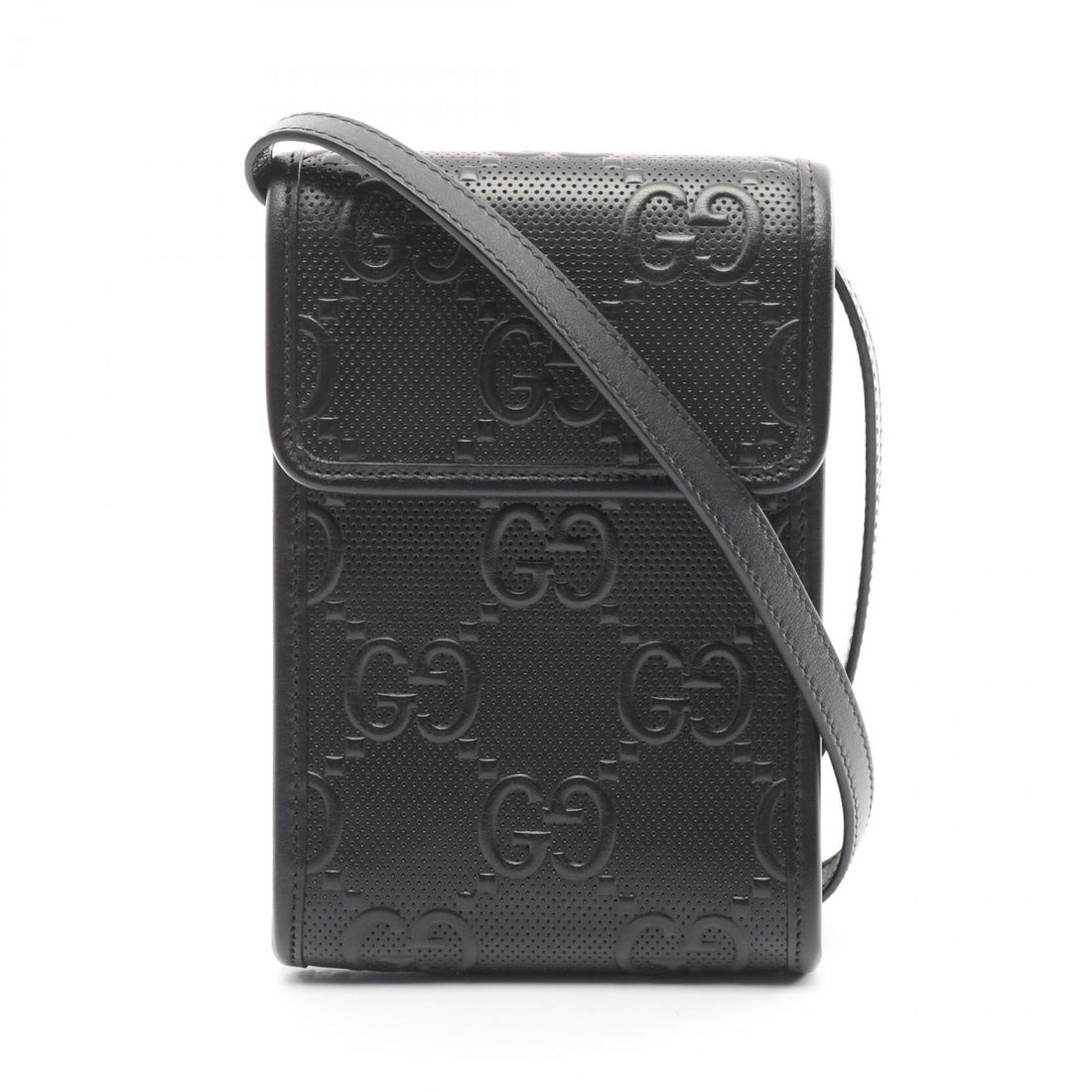 Gucci Black Leather Shoulder Bag