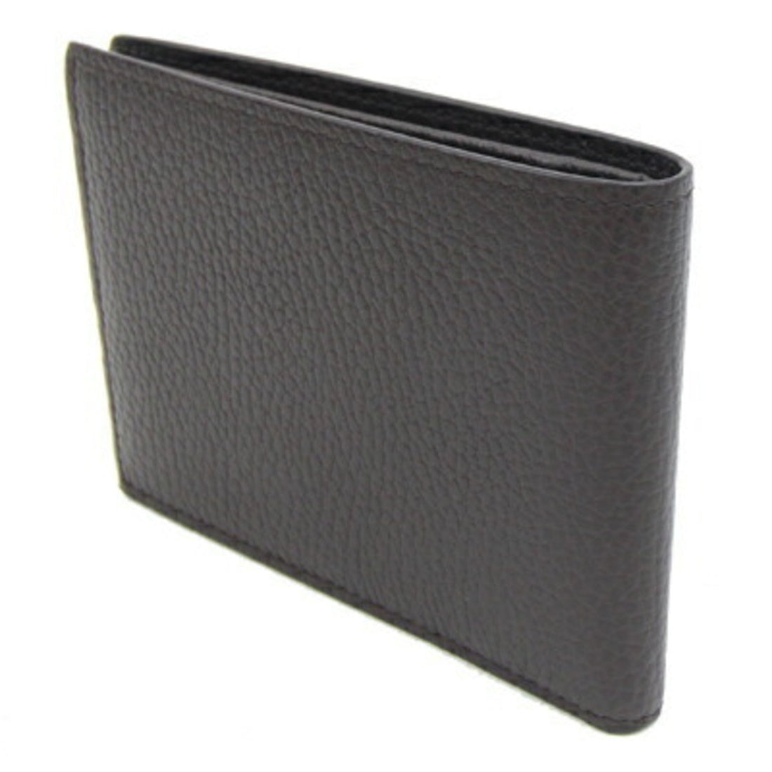 Gucci Dark Brown Leather Bill Wallet (Bi-Fold)