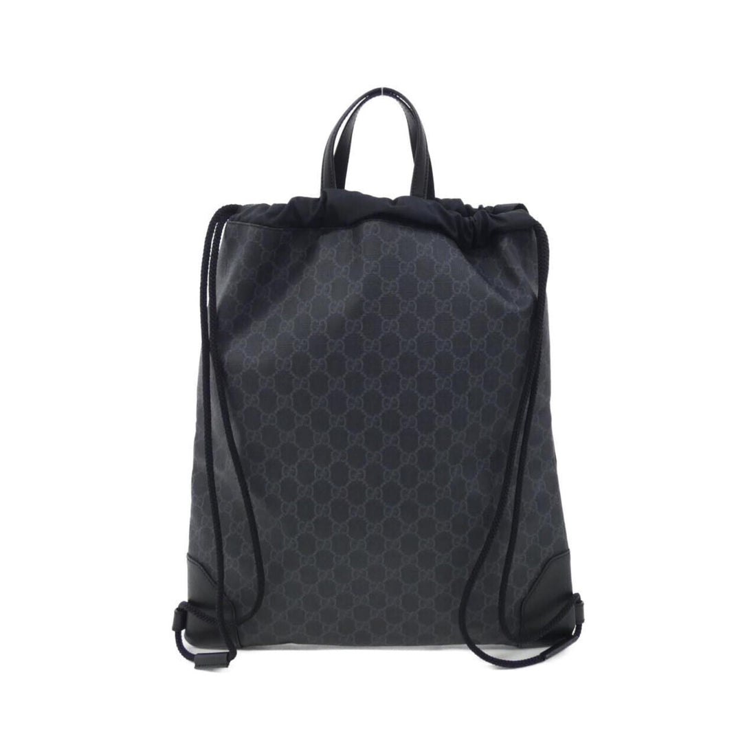 Gucci Black Gray Gg Supreme Backpack