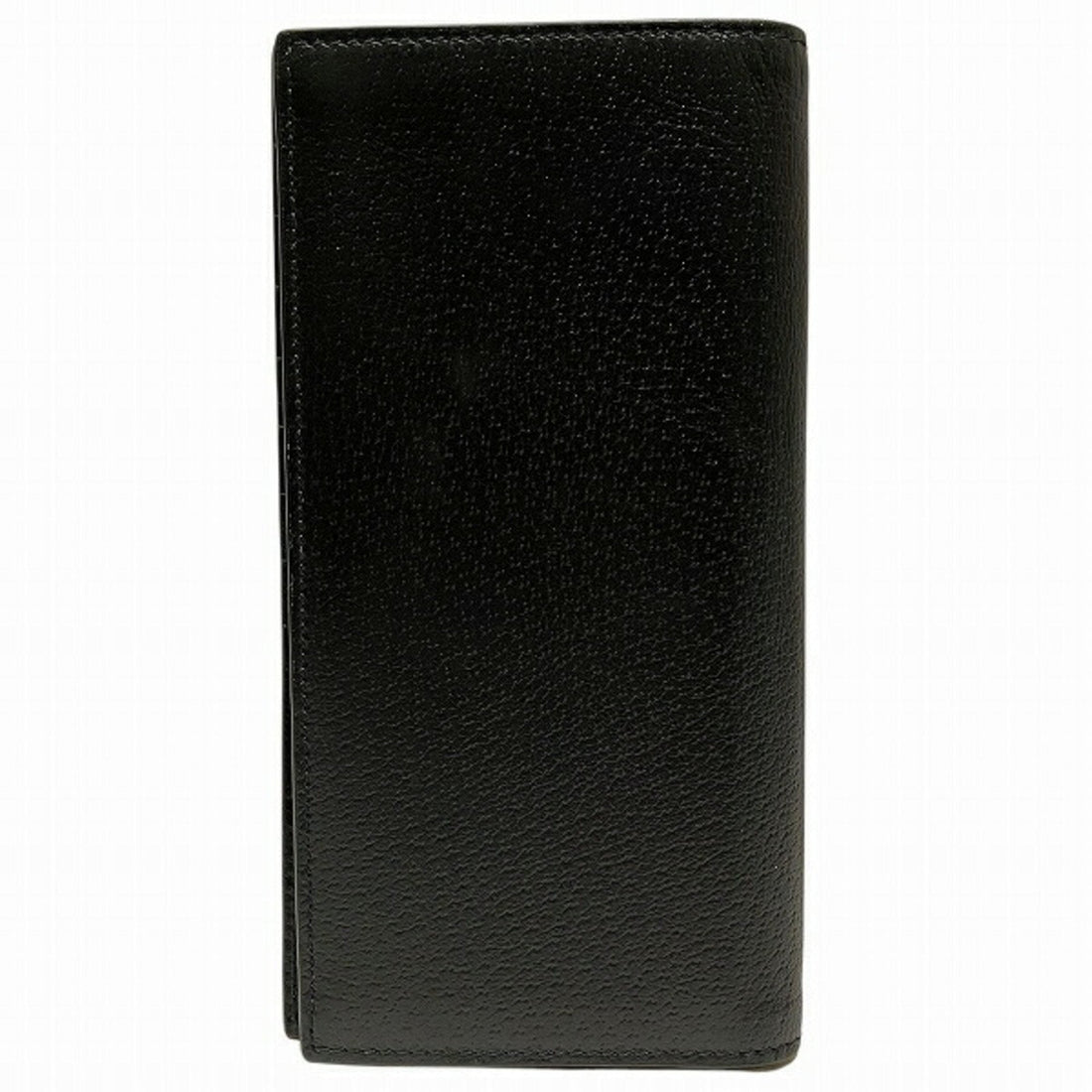 Gucci Black Leather Long Wallet (Bi-Fold)
