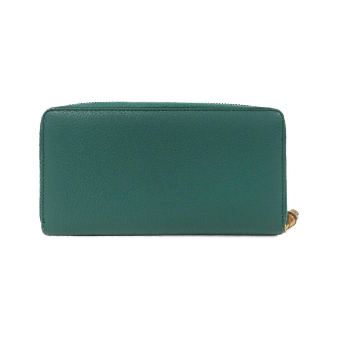 Gucci Emerald Green Leather Long Wallet (Bi-Fold)
