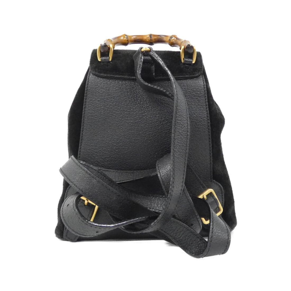 Gucci Black Suede Backpack