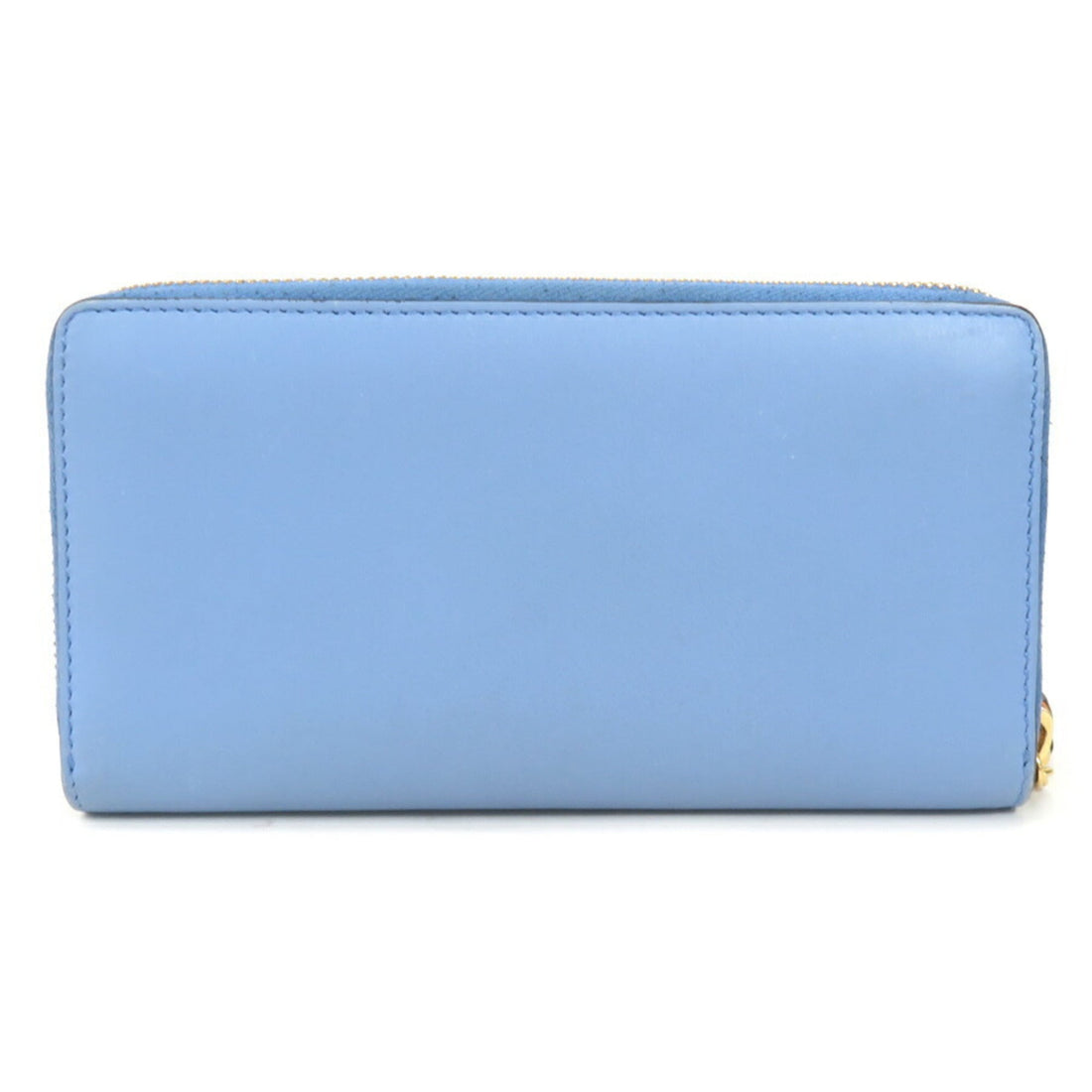 Gucci Blue Leather Long Bill Wallet (Bi-Fold)