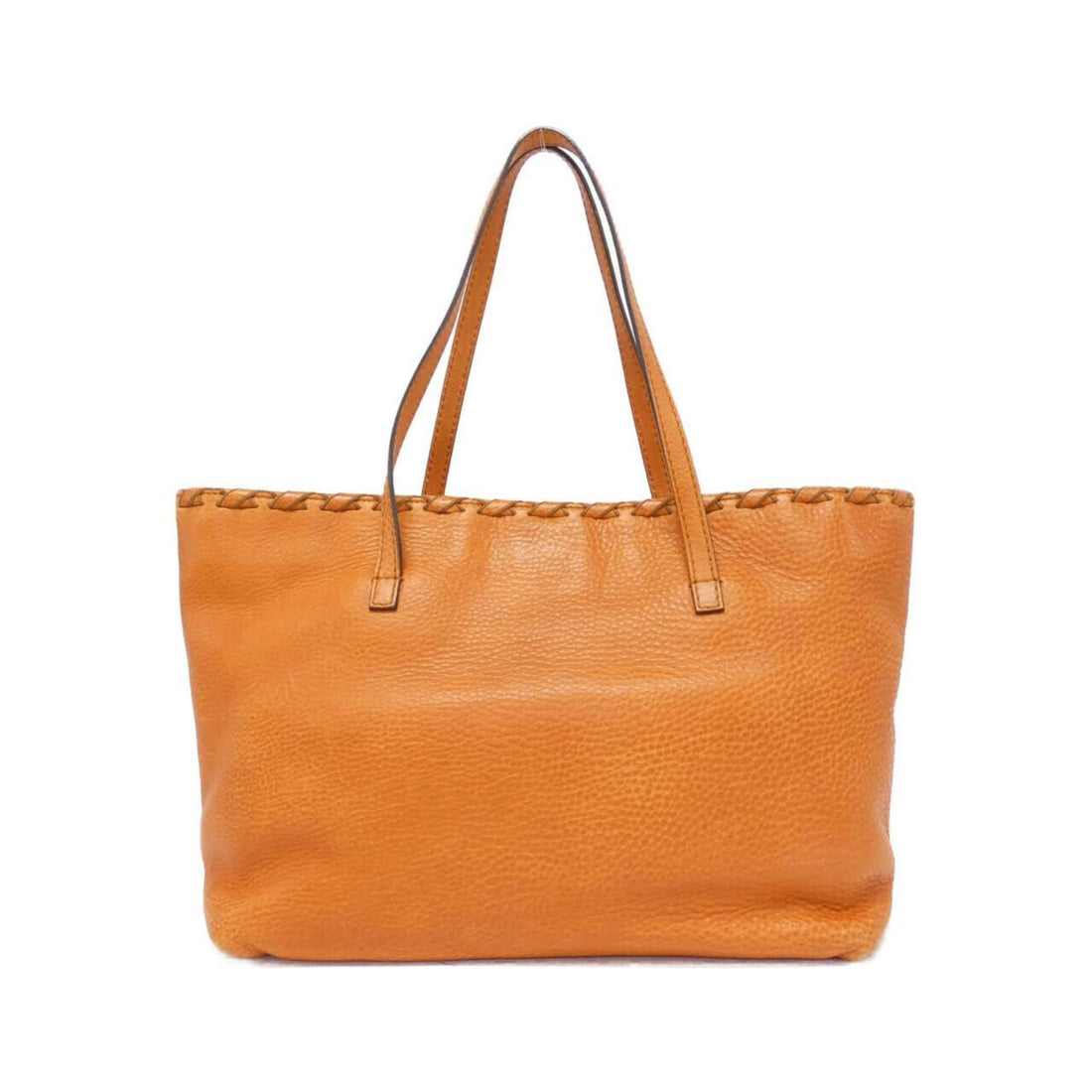 Gucci Orange Leather Tote Bag