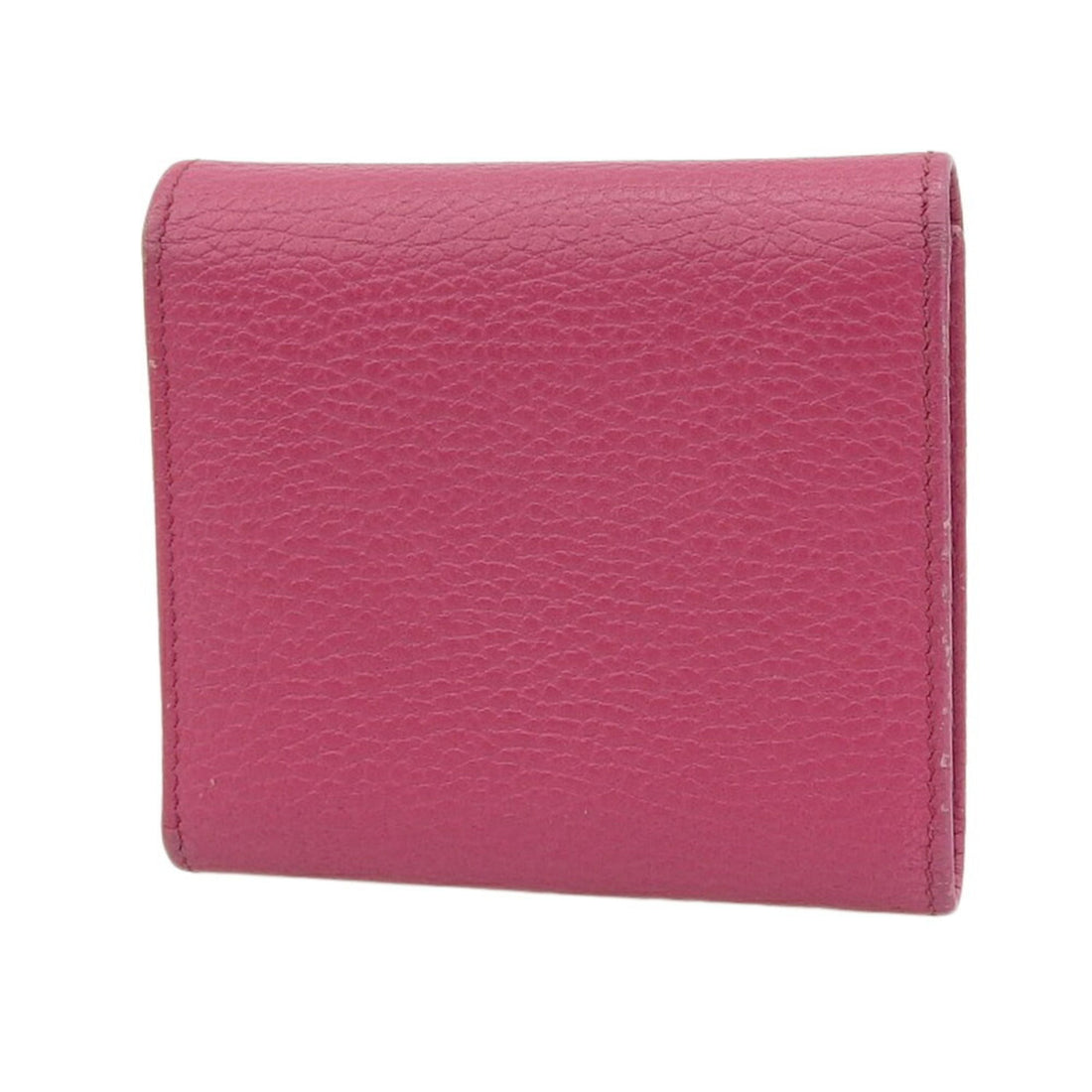 Gucci Pink Leather Wallet (Tri-Fold)