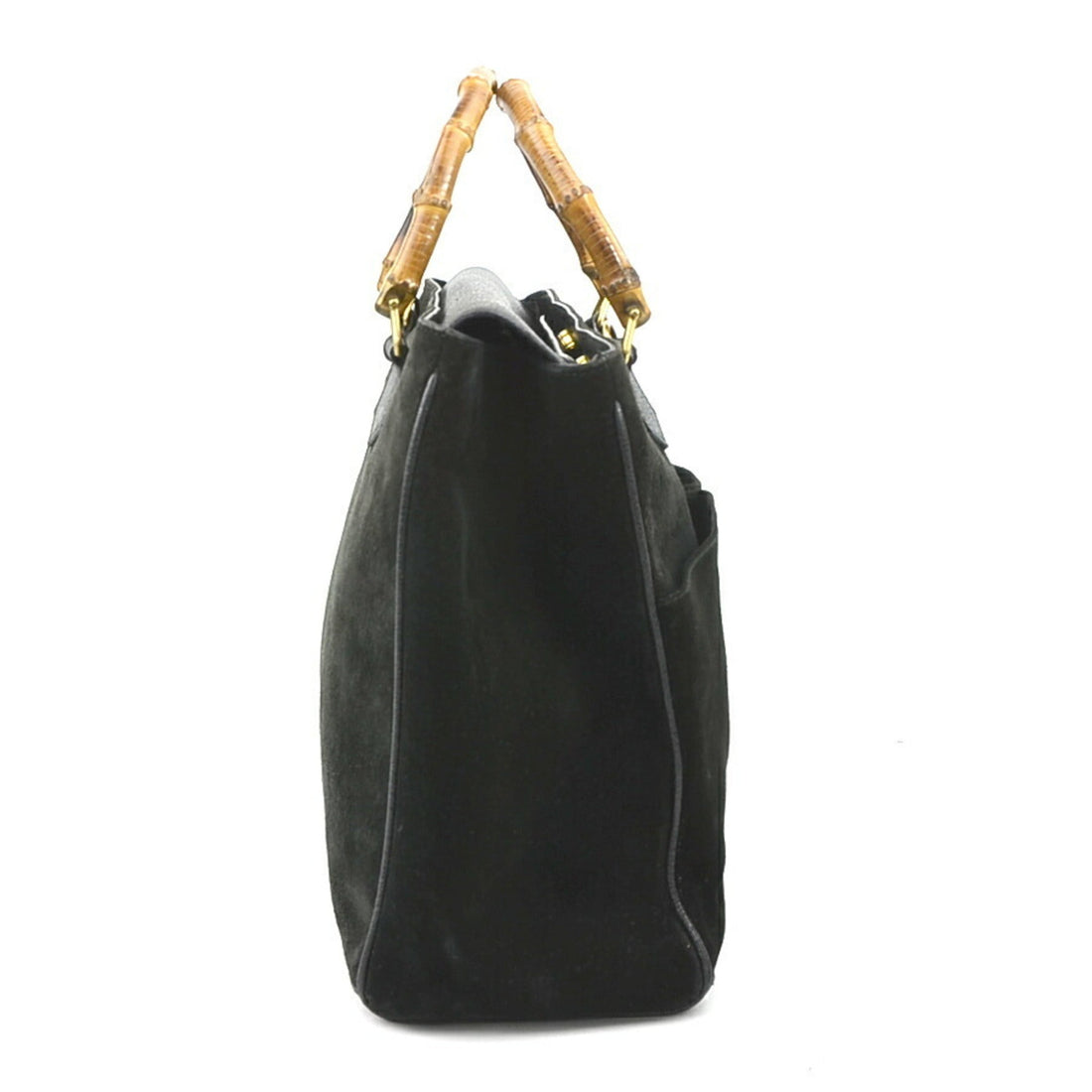 Gucci Black Suede Handbag