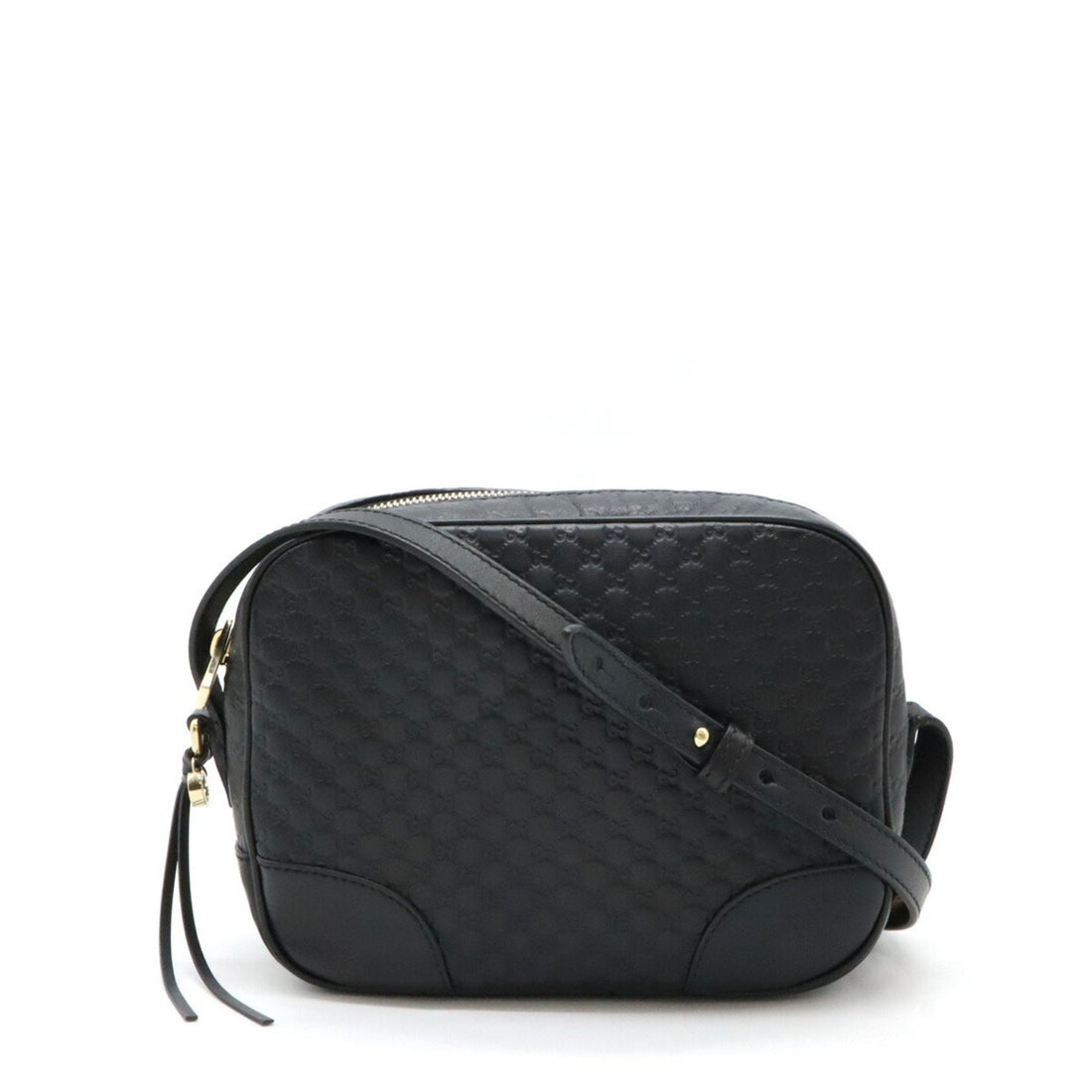 Gucci Black Leather Pochette Shoulder Bag
