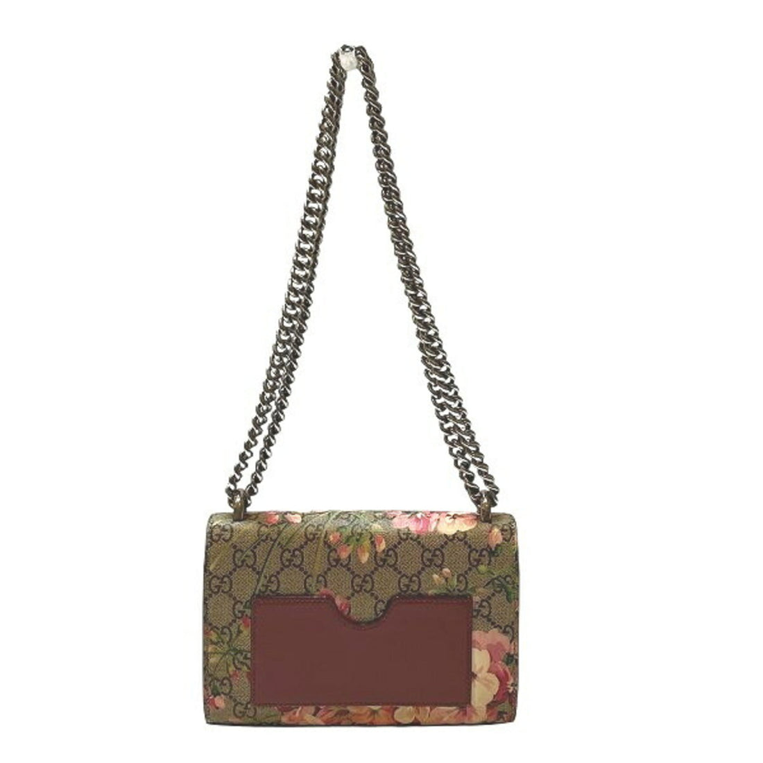 Gucci Brown Multi-Color Pink Pvc Leather Shoulder Bag