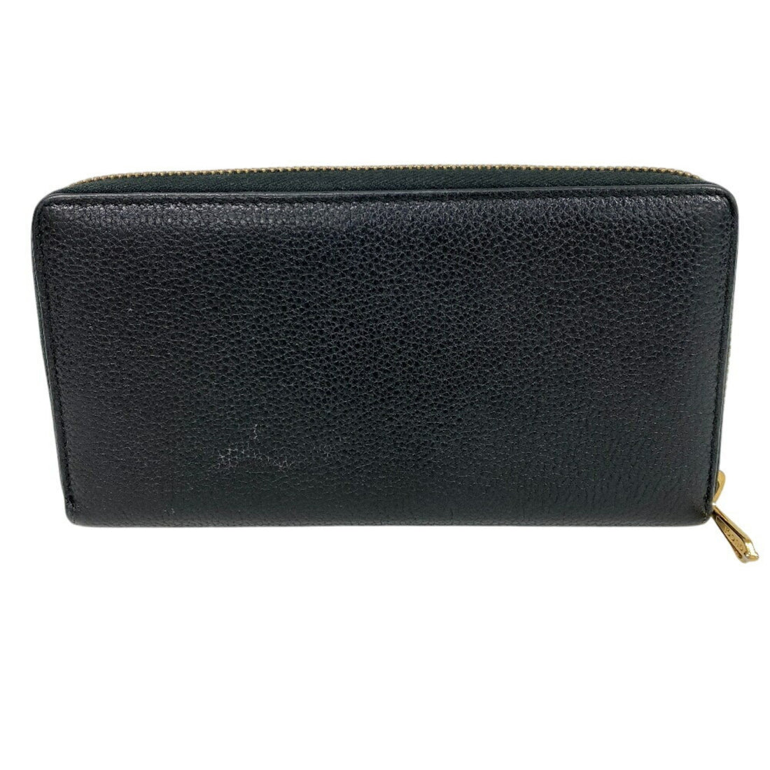 Gucci Black Leather Long Wallet (Bi-Fold)