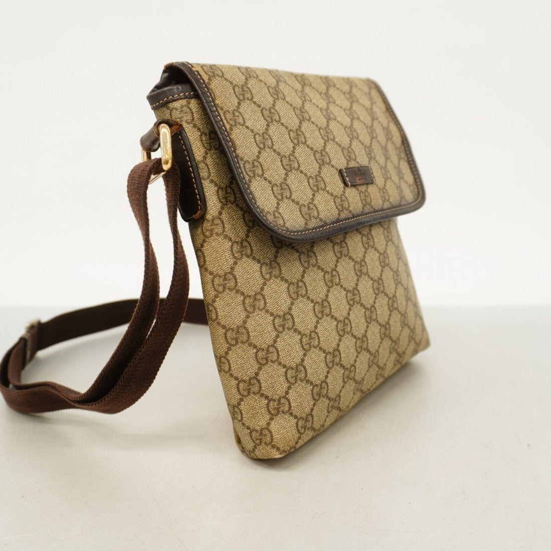 Gucci Brown Pvc Shoulder Bag