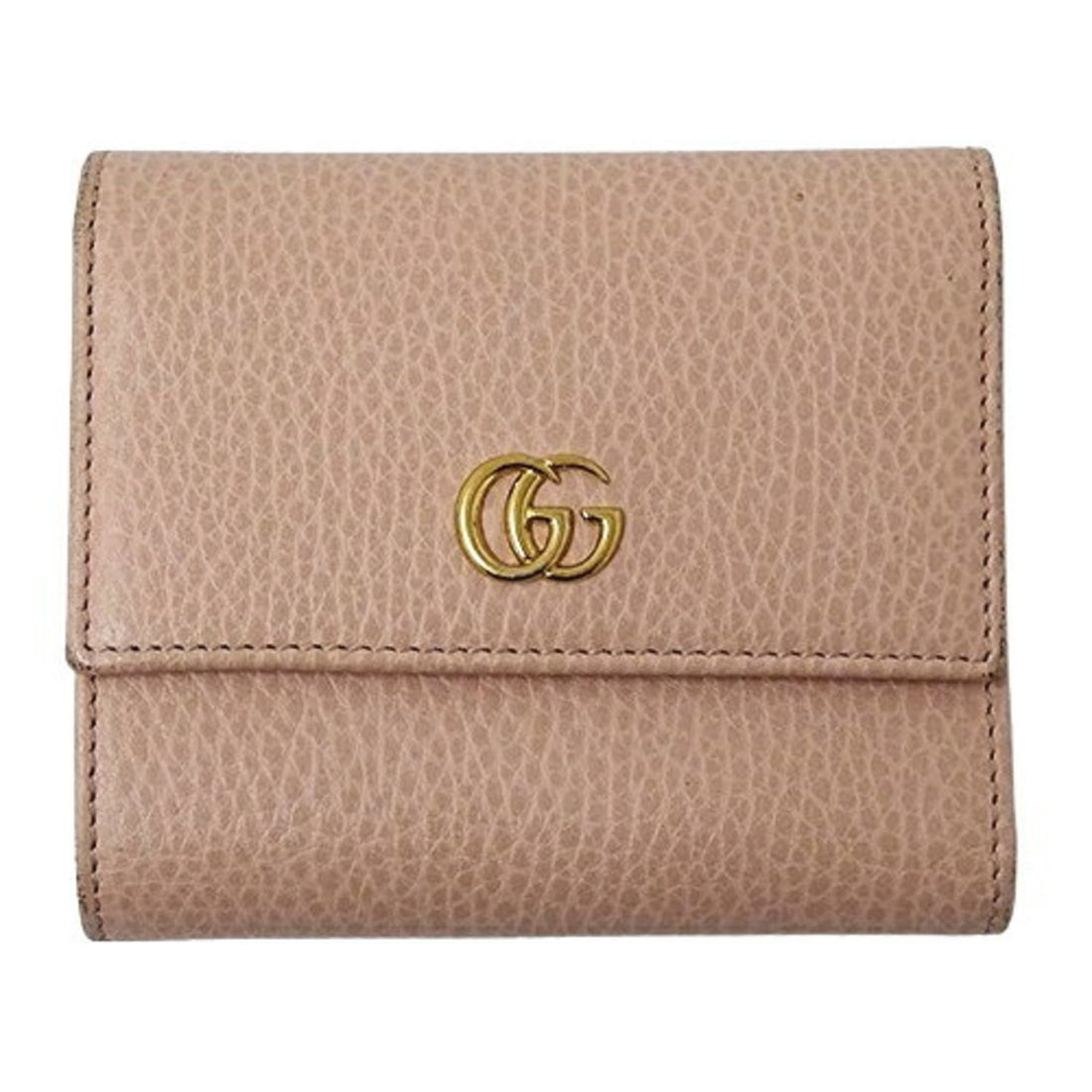 Gucci Pink Leather Wallet (Tri-Fold)
