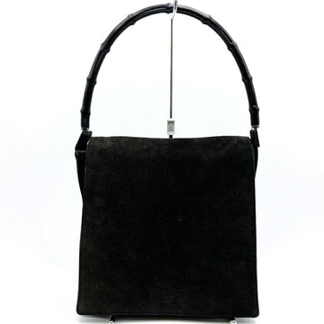 Gucci Black Suede Handbag Shoulder Bag