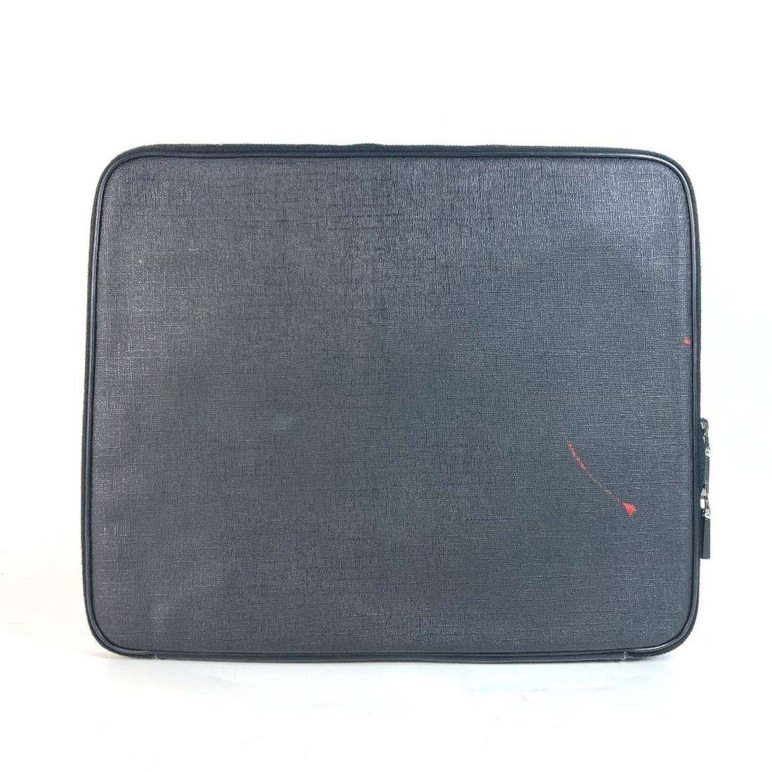 Gucci Black Pvc Leather Clutch Bag Laptop Bag