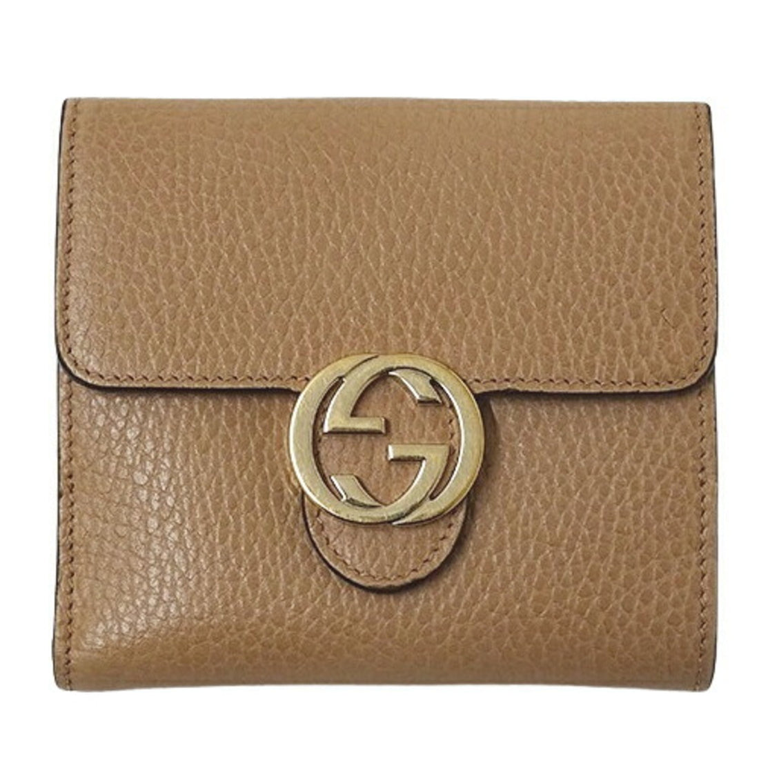 Gucci Beige Leather Wallet (Bi-Fold)