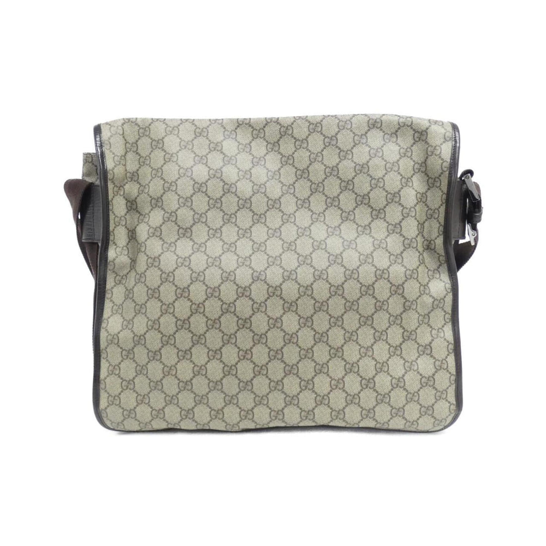 Gucci Beige Dark Brown Gg Plus Shoulder Bag
